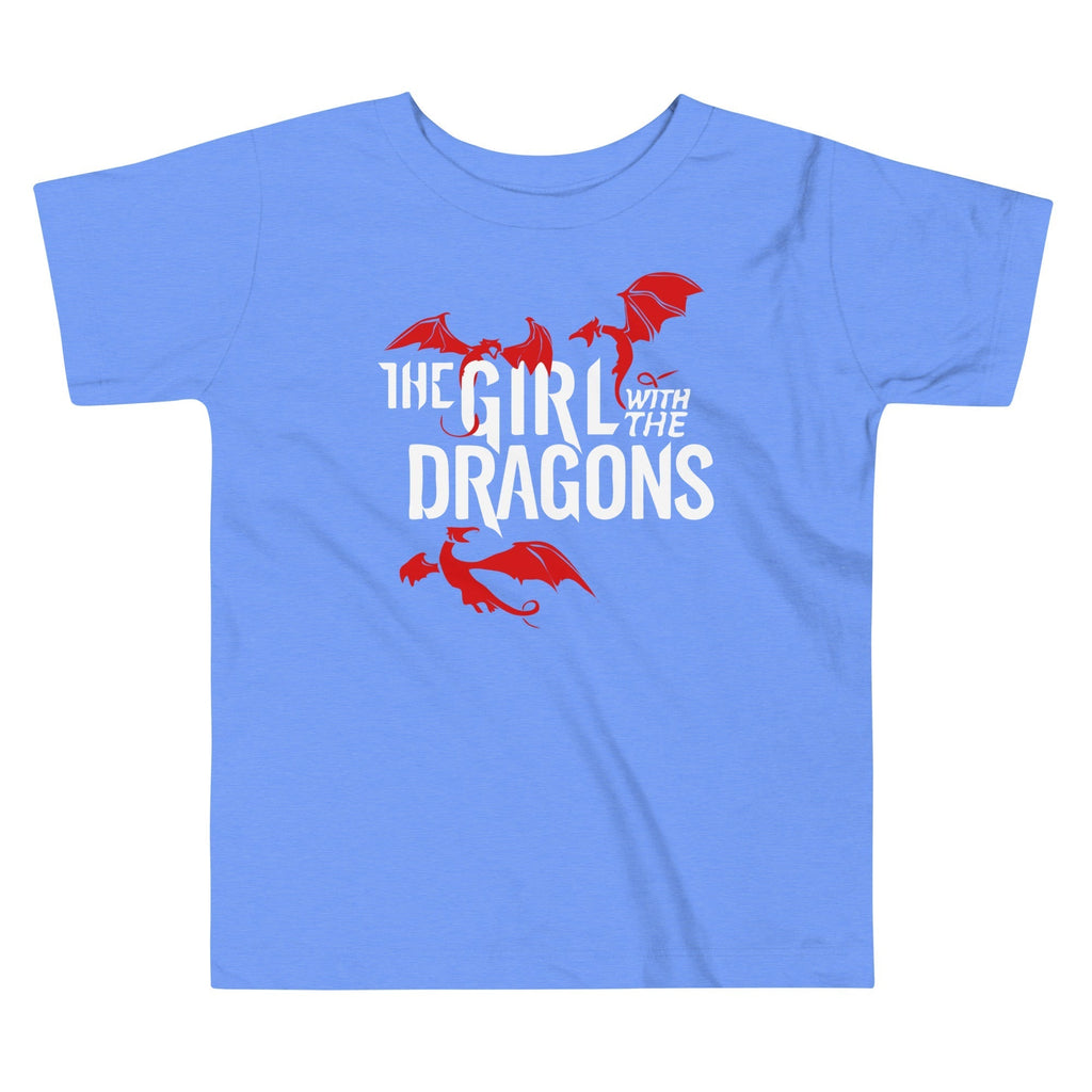 The Girl With The Dragons Kid's Toddler Tee Hoodie, Sweatshirt | PureTeeCo.com (Image 2)