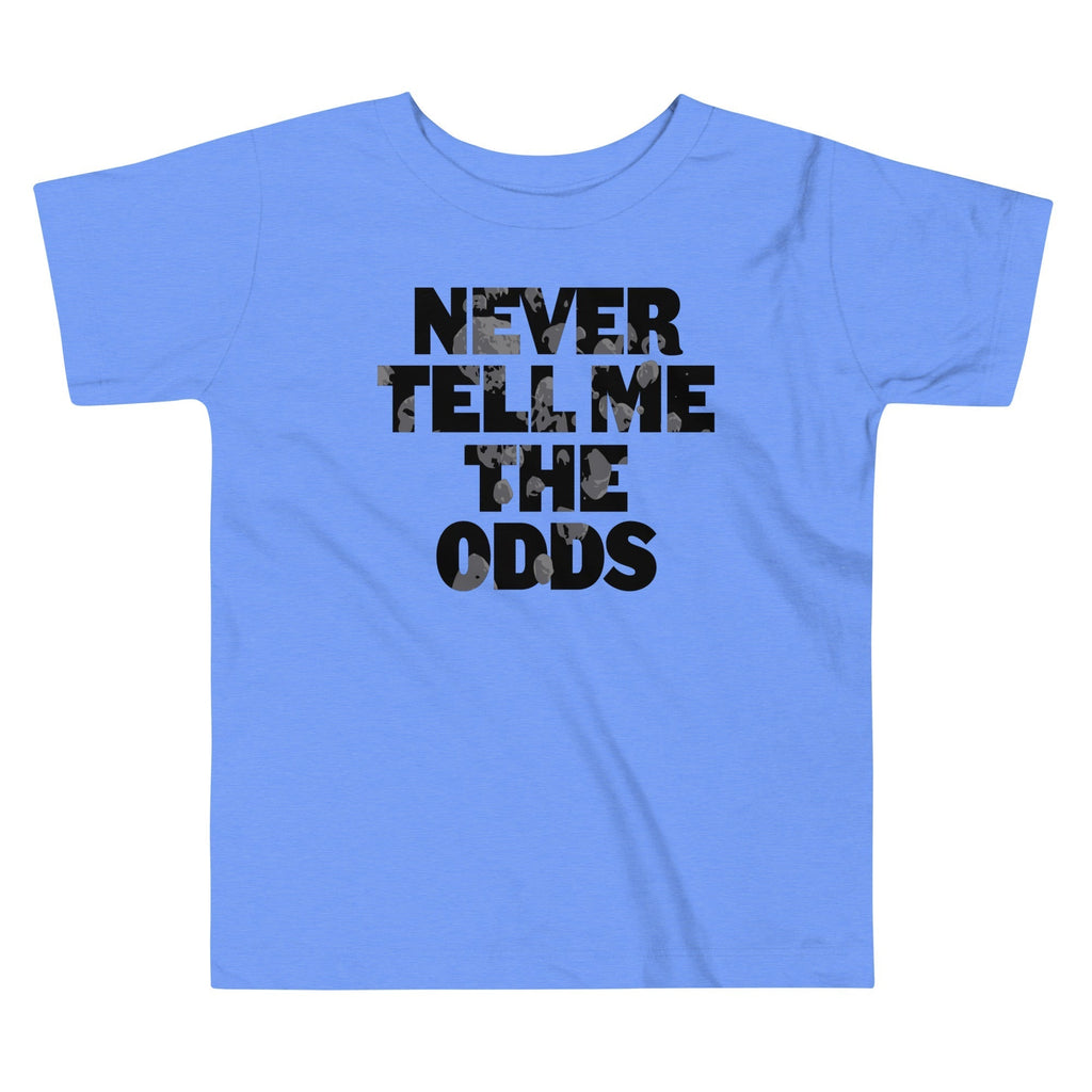 Never Tell Me The Odds Kid's Toddler Tee Hoodie, Sweatshirt | PureTeeCo.com (Image 1)