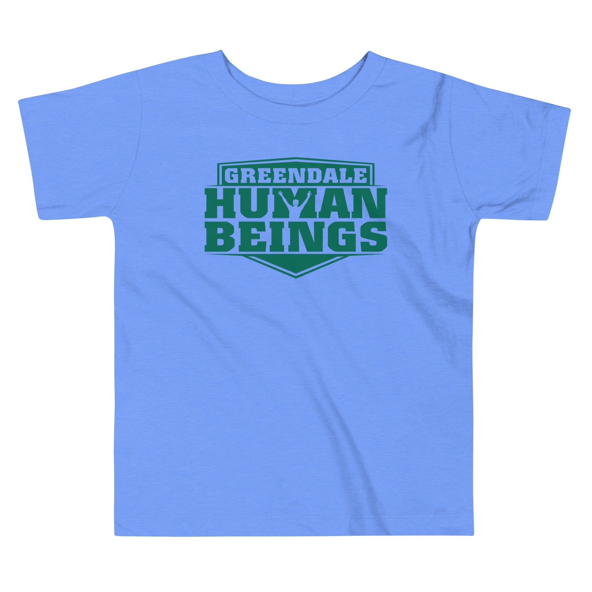 Greendale Human Beings Kid's Toddler Tee Hoodie, Sweatshirt | PureTeeCo.com (Image 1)