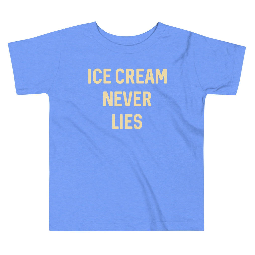 Ice Cream Never Lies Kid's Toddler Tee Hoodie, Sweatshirt | PureTeeCo.com (Image 2)