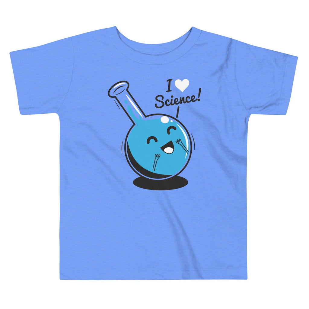 I Heart Science Kid's Toddler Tee Hoodie, Sweatshirt | PureTeeCo.com
