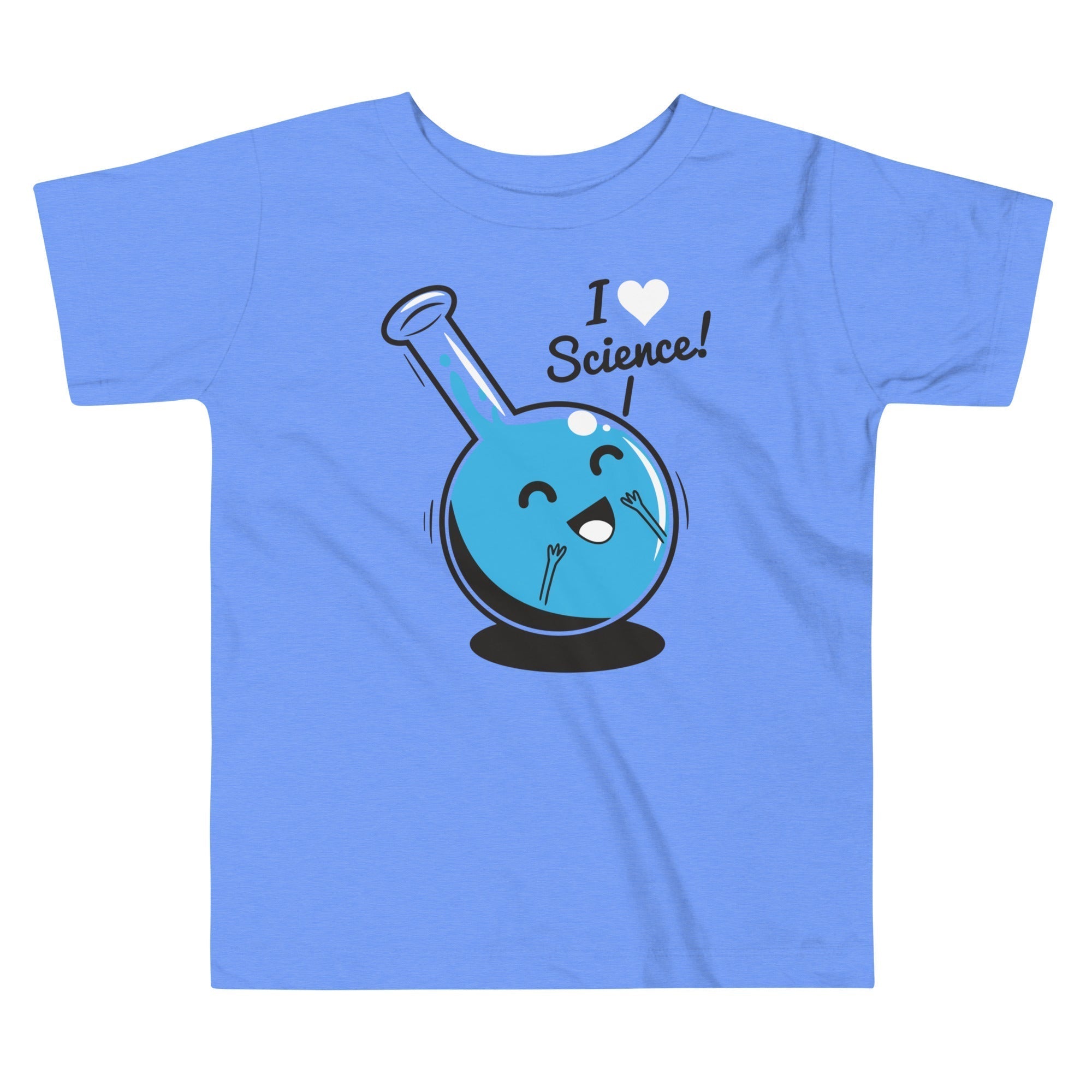 I Heart Science Kid's Toddler Tee Hoodie, Sweatshirt | PureTeeCo.com