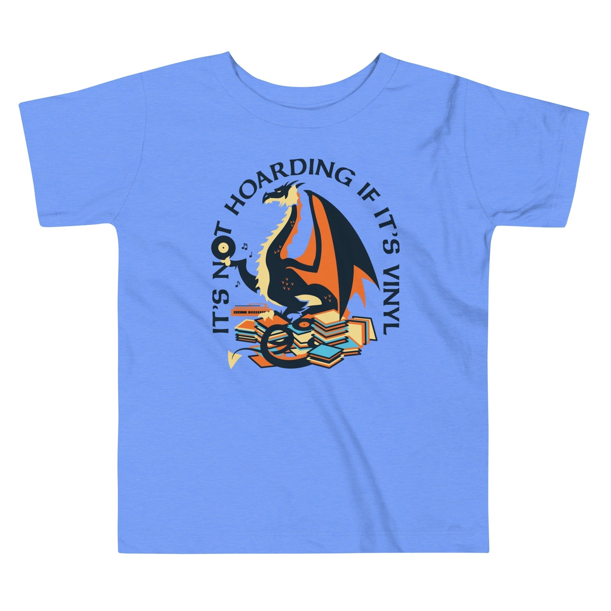 It's Not Hoarding If It's Vinyl Kid's Toddler Tee Hoodie, Sweatshirt | PureTeeCo.com (Image 1)