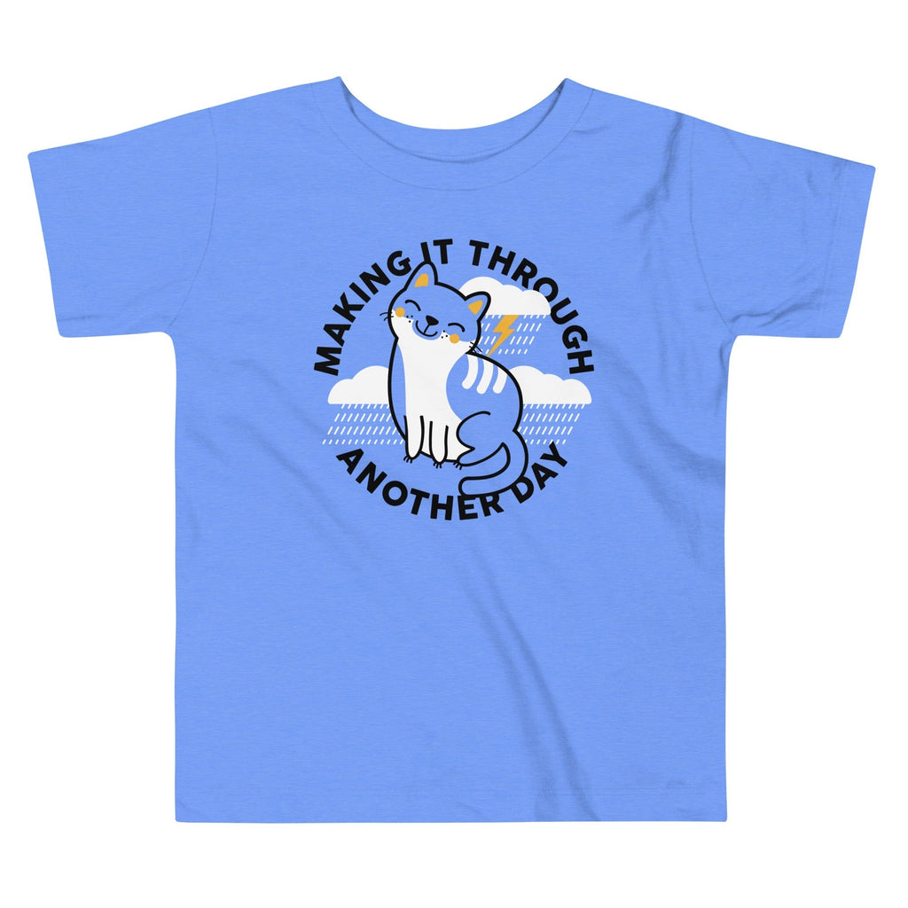 Making It Through Another Day Kid's Toddler Tee Hoodie, Sweatshirt | PureTeeCo.com (Image 1)