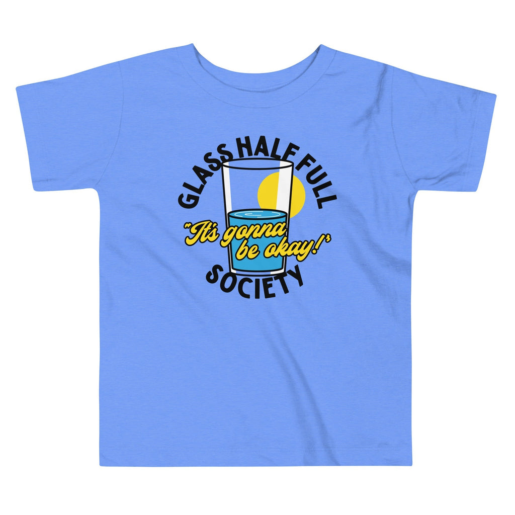 Glass Half Full Society Kid's Toddler Tee Hoodie, Sweatshirt | PureTeeCo.com (Image 1)