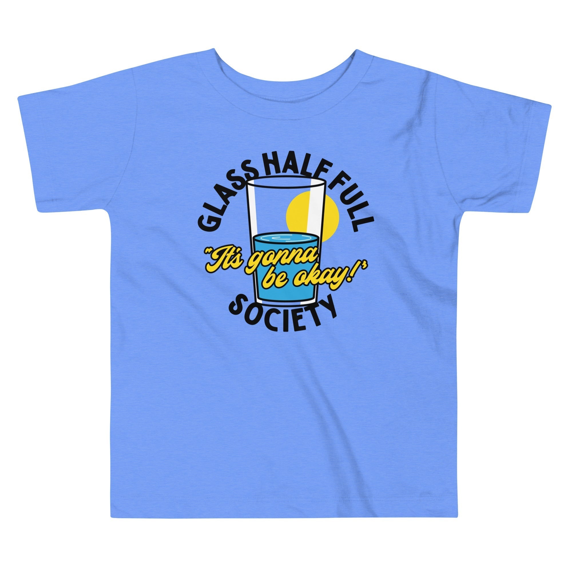 Glass Half Full Society Kid's Toddler Tee Hoodie, Sweatshirt | PureTeeCo.com (Image 1)