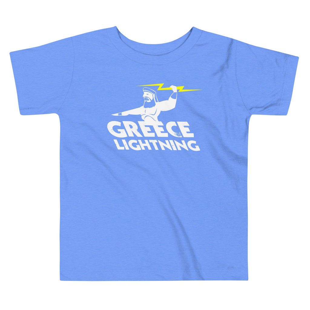 Greece Lightning Kid's Toddler Tee Hoodie, Sweatshirt | PureTeeCo.com (Image 2)