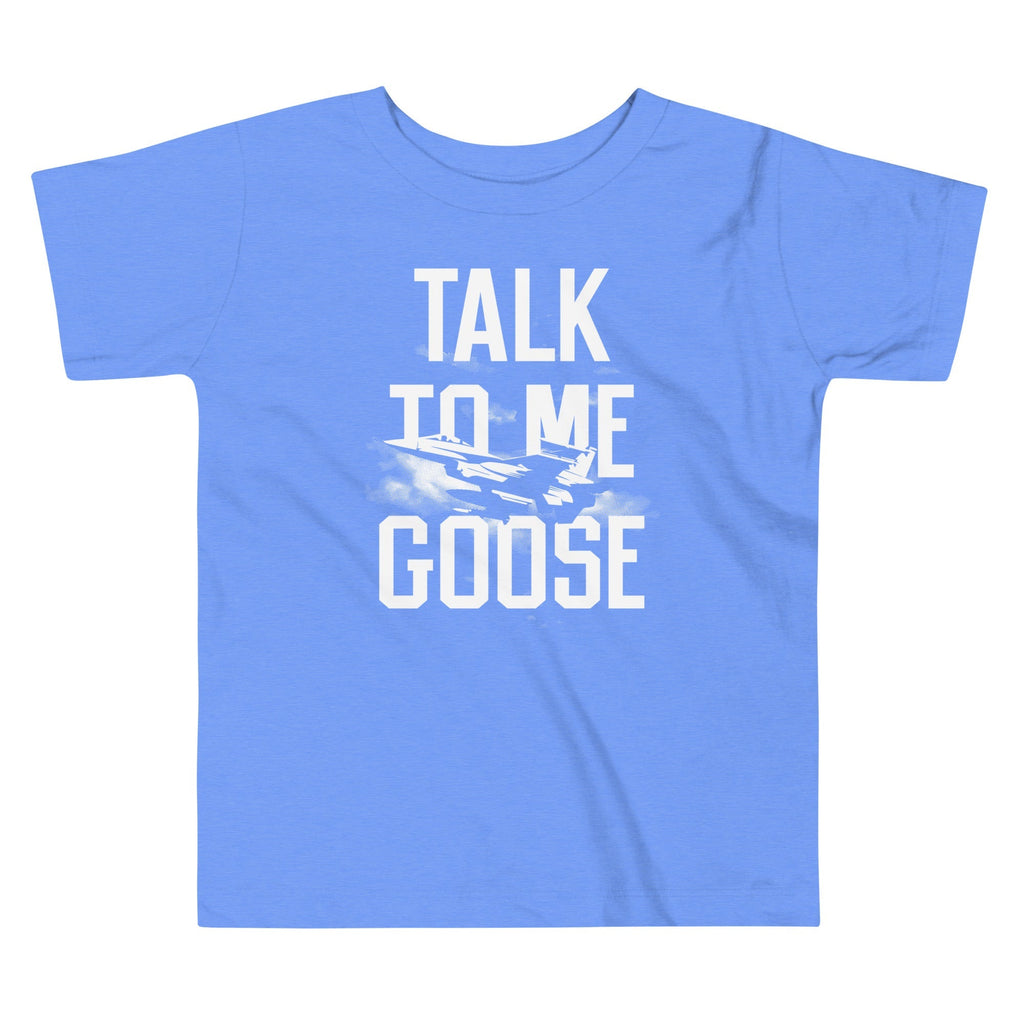 Talk To Me Goose Kid's Toddler Tee Hoodie, Sweatshirt | PureTeeCo.com (Image 2)