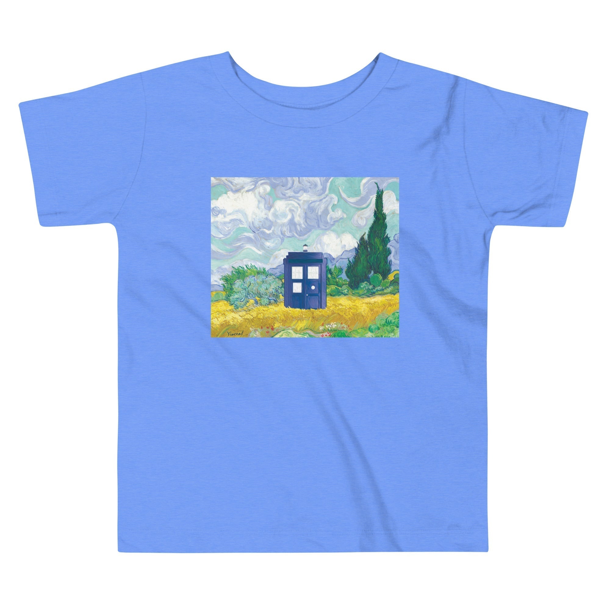 Visiting Van Gogh Kid's Toddler Tee Hoodie, Sweatshirt | PureTeeCo.com (Image 2)
