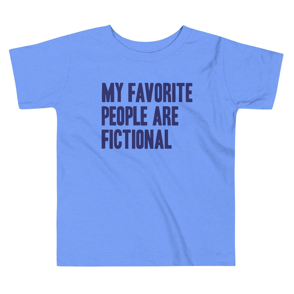 My Favorite People Are Fictional Kid's Toddler Tee Hoodie, Sweatshirt | PureTeeCo.com (Image 1)