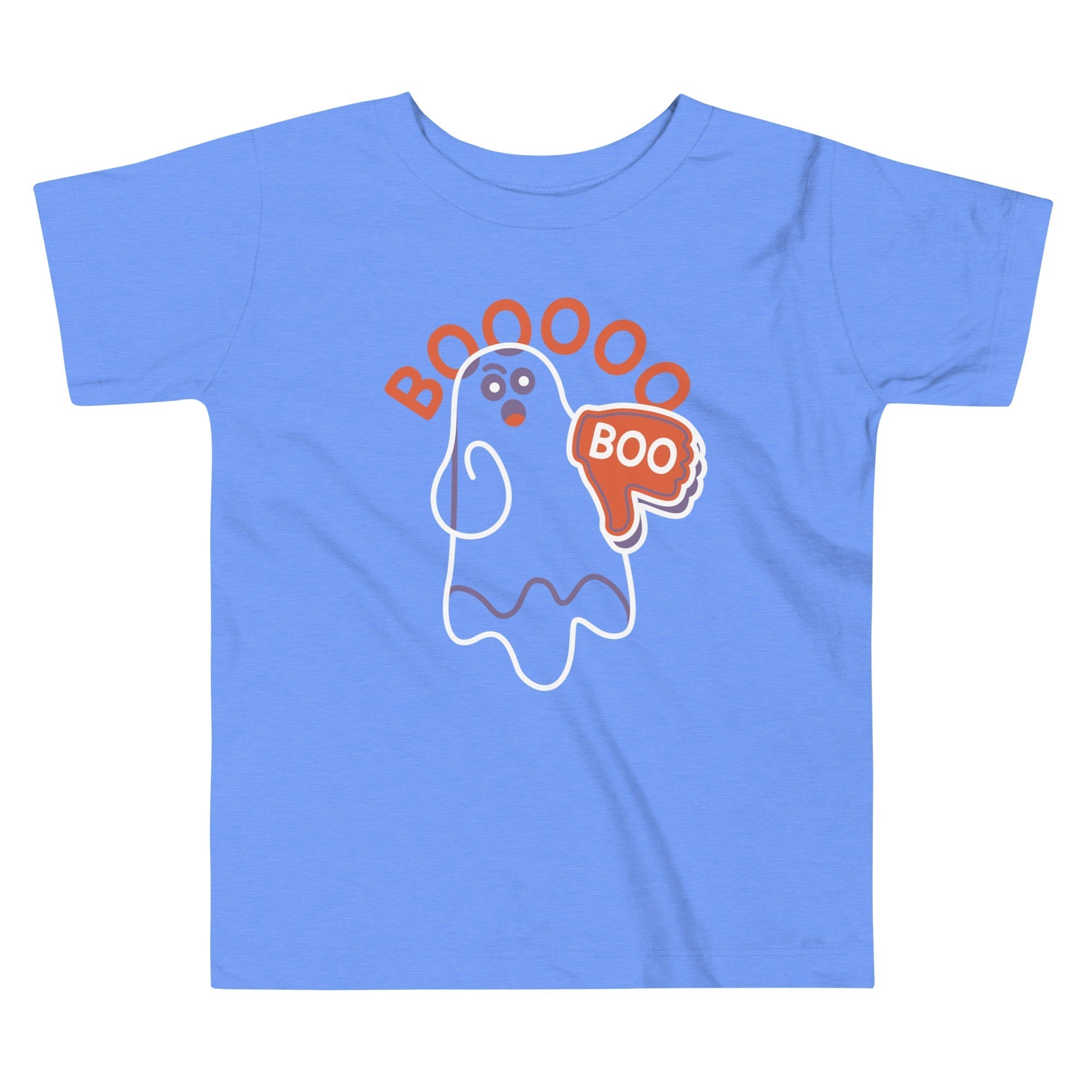 Ghost Boo Kid's Toddler Tee Hoodie, Sweatshirt | PureTeeCo.com (Image 2)