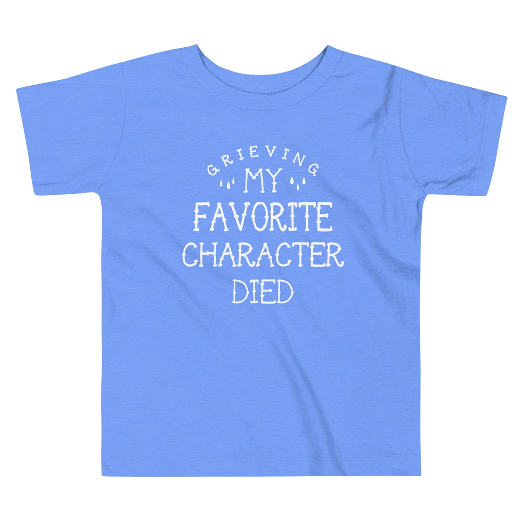 My Favorite Character Died Kid's Toddler Tee Hoodie, Sweatshirt | PureTeeCo.com (Image 2)