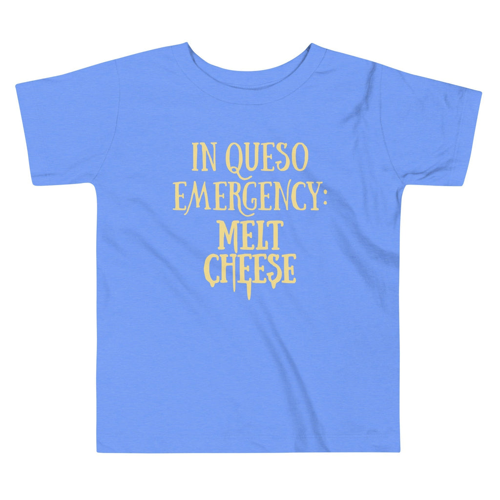 In Queso Emergency: Melt Cheese Kid's Toddler Tee Hoodie, Sweatshirt | PureTeeCo.com (Image 2)