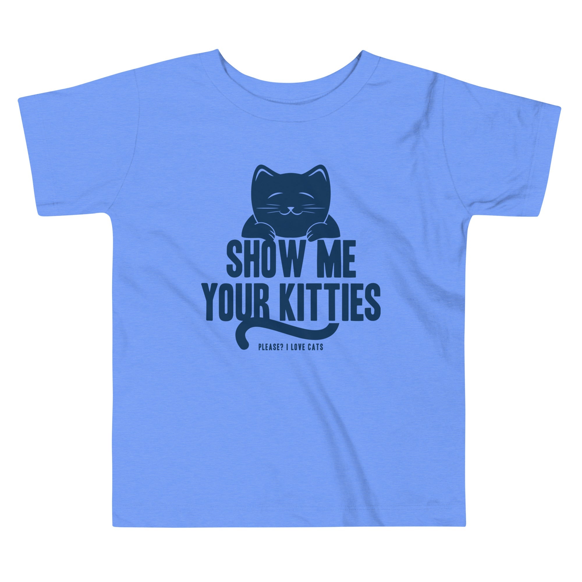 Show Me Your Kitties Kid's Toddler Tee Hoodie, Sweatshirt | PureTeeCo.com (Image 1)