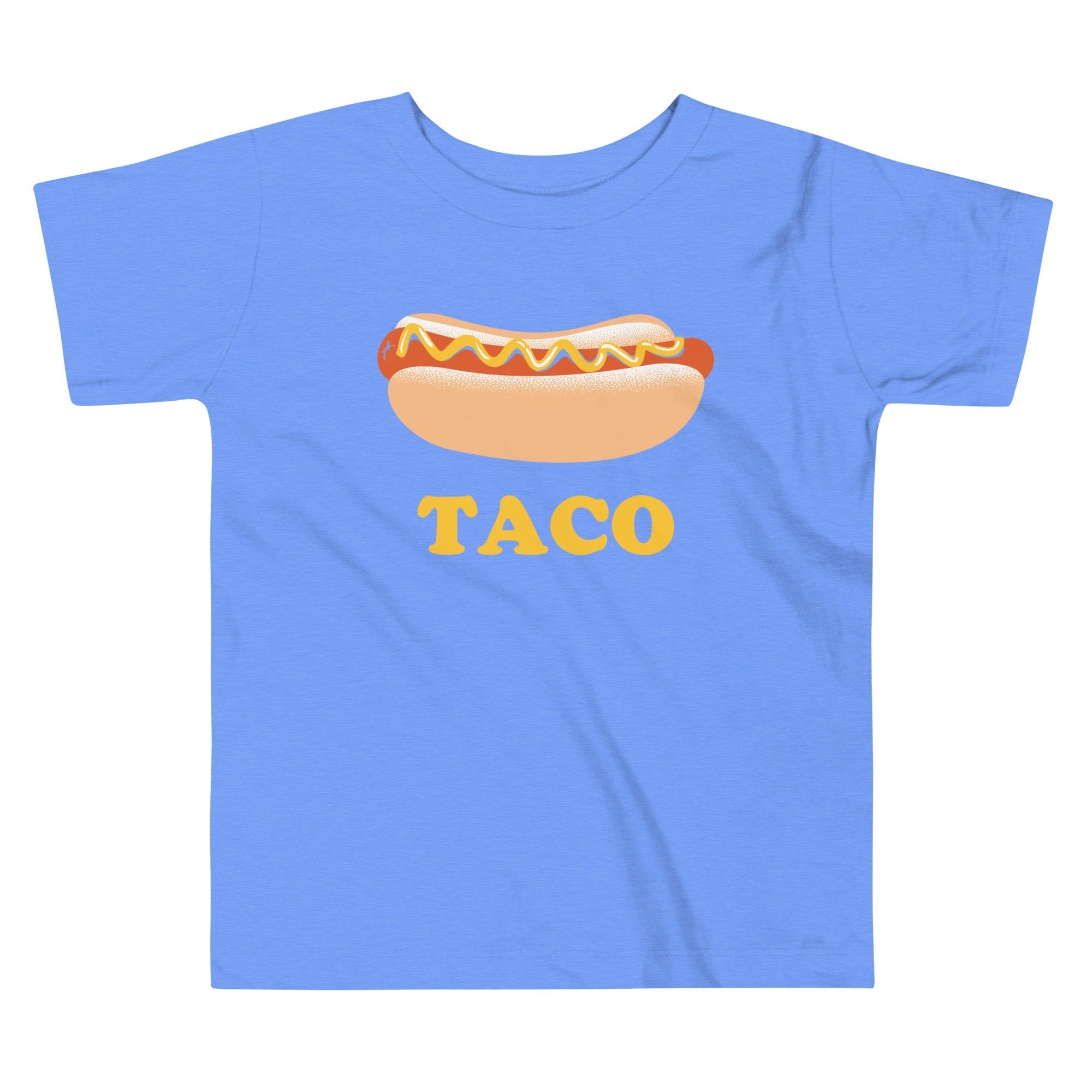 Hotdog Taco Kid's Toddler Tee Hoodie, Sweatshirt | PureTeeCo.com (Image 2)