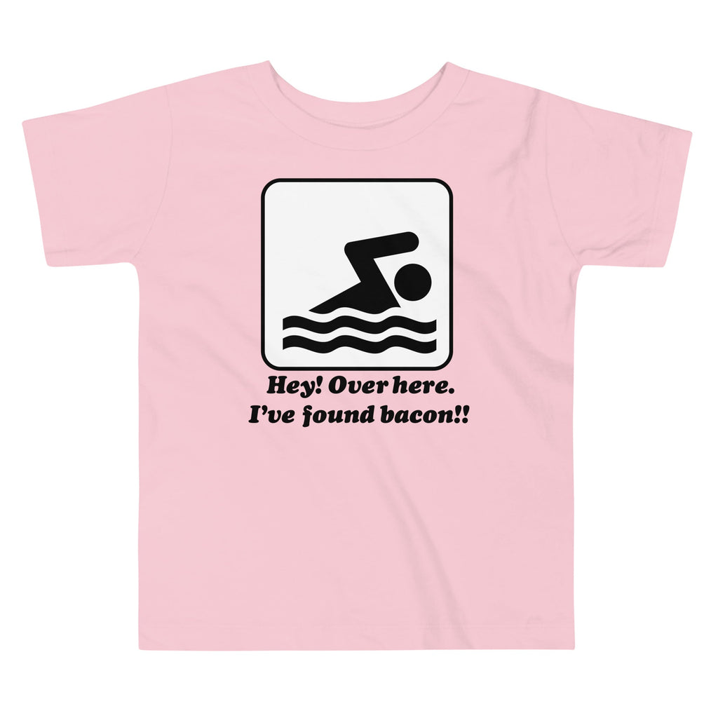 I've Found Bacon! Kid's Toddler Tee Hoodie, Sweatshirt | PureTeeCo.com (Image 2)