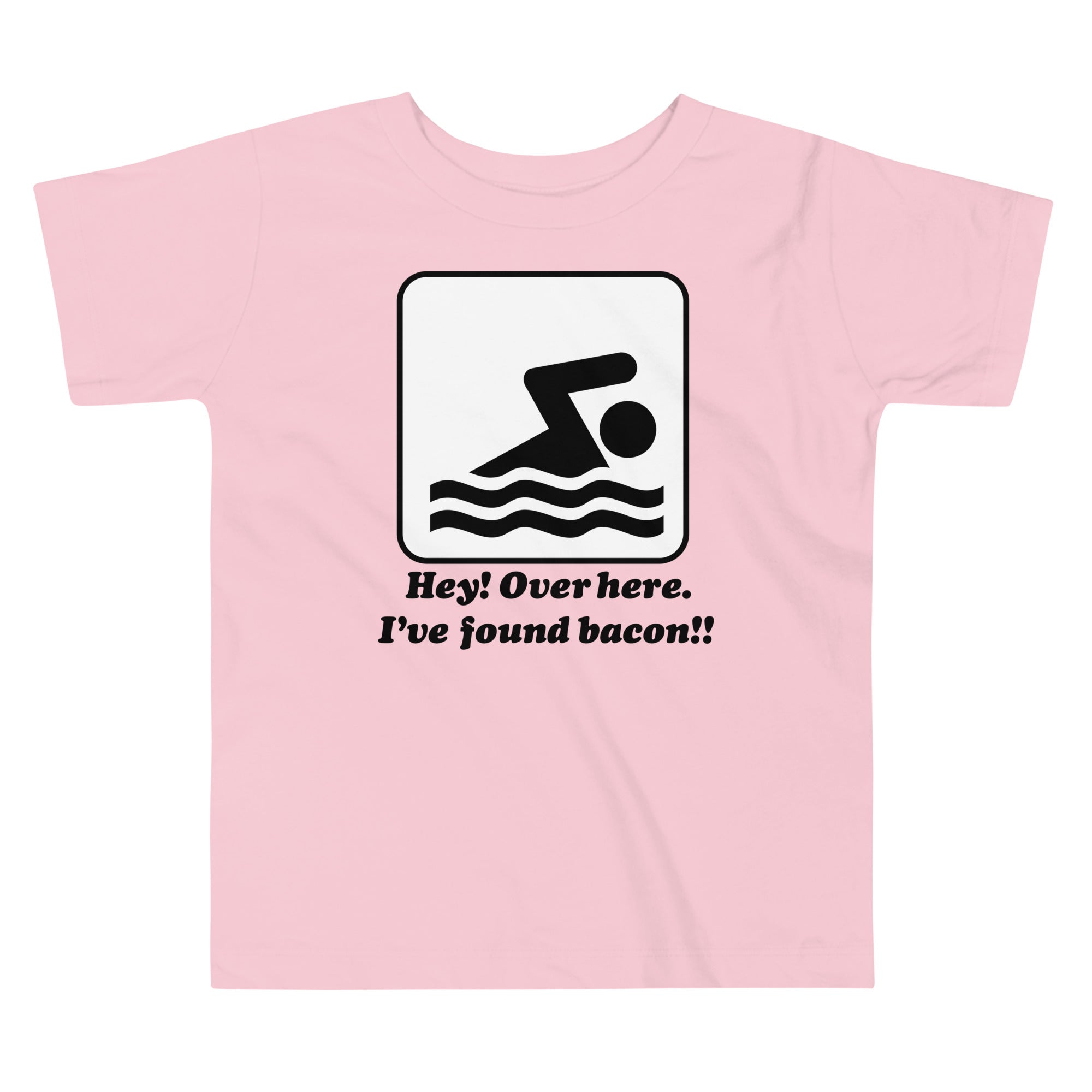 I've Found Bacon! Kid's Toddler Tee Hoodie, Sweatshirt | PureTeeCo.com (Image 2)
