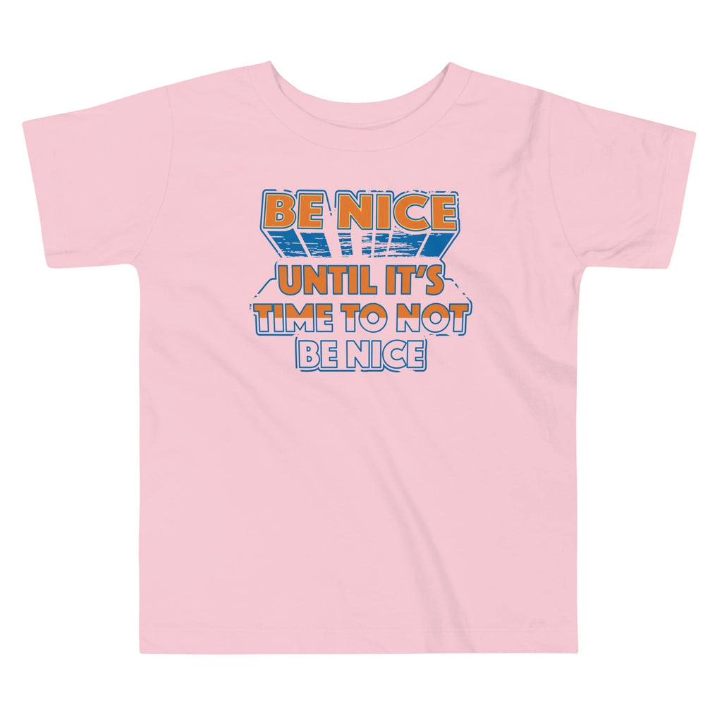 Be Nice Kid's Toddler Tee Hoodie, Sweatshirt | PureTeeCo.com (Image 2)