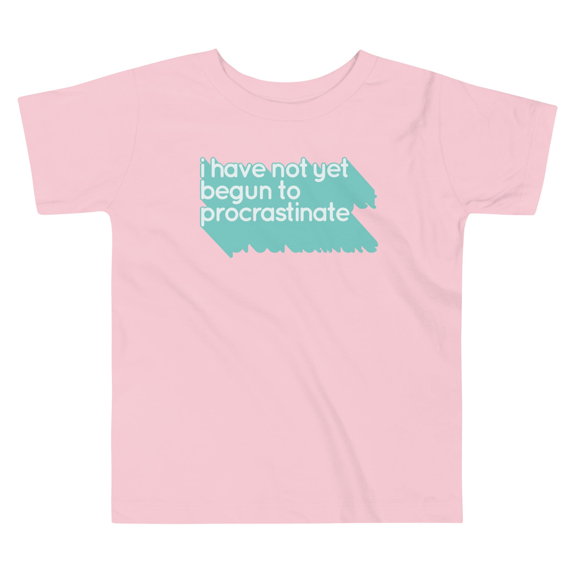 Not Begun To Procrastinate Kid's Toddler Tee Hoodie, Sweatshirt | PureTeeCo.com (Image 2)
