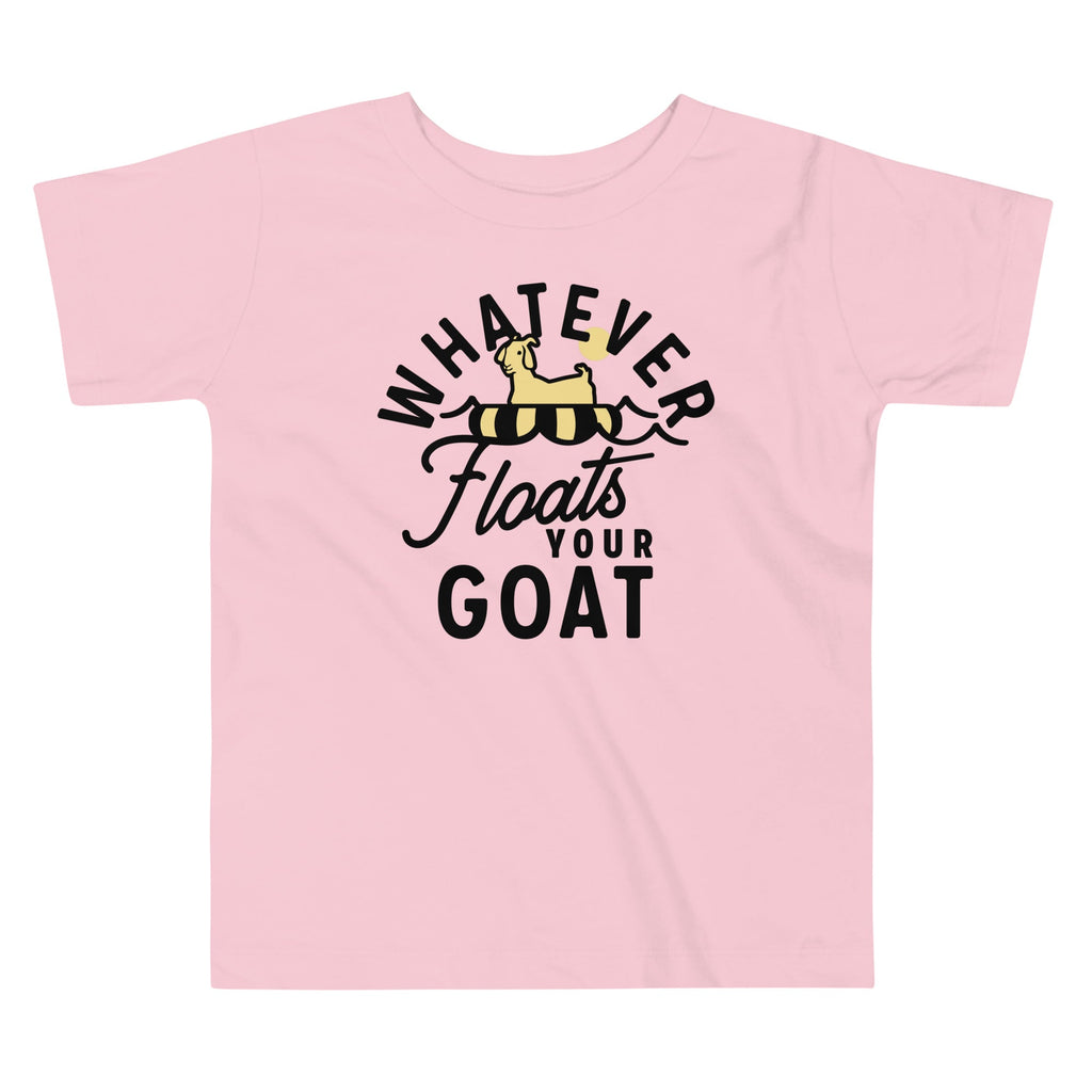 Whatever Floats Your Goat Kid's Toddler Tee Hoodie, Sweatshirt | PureTeeCo.com (Image 2)