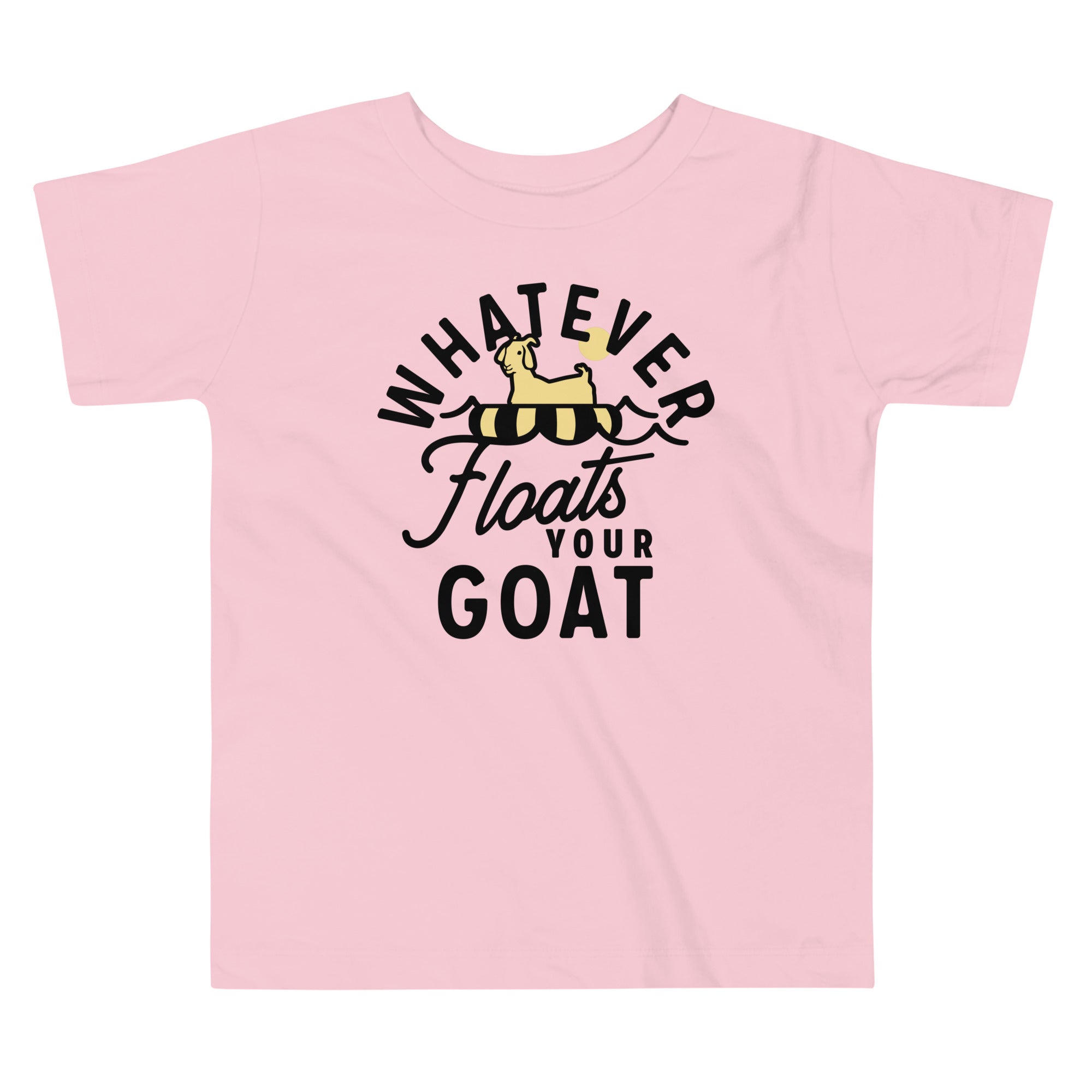 Whatever Floats Your Goat Kid's Toddler Tee Hoodie, Sweatshirt | PureTeeCo.com (Image 2)