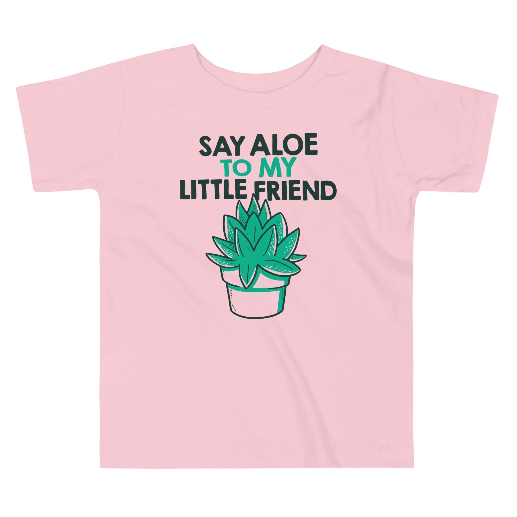 Say Aloe To My Little Friend Kid's Toddler Tee Hoodie, Sweatshirt | PureTeeCo.com (Image 1)