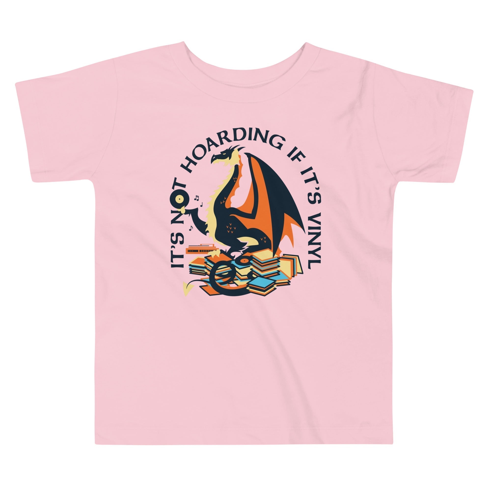 It's Not Hoarding If It's Vinyl Kid's Toddler Tee Hoodie, Sweatshirt | PureTeeCo.com (Image 2)