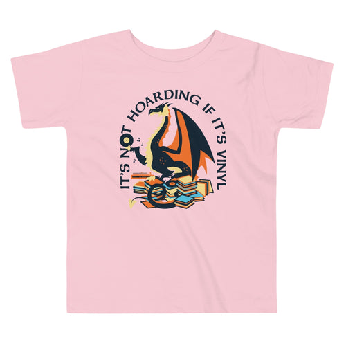 It's Not Hoarding If It's Vinyl Kid's Toddler Tee Hoodie, Sweatshirt | PureTeeCo.com (Image 2)