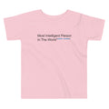 Most Intelligent Person in the World Citation Needed Kid's Toddler Tee Hoodie, Sweatshirt | PureTeeCo.com (Image 1)