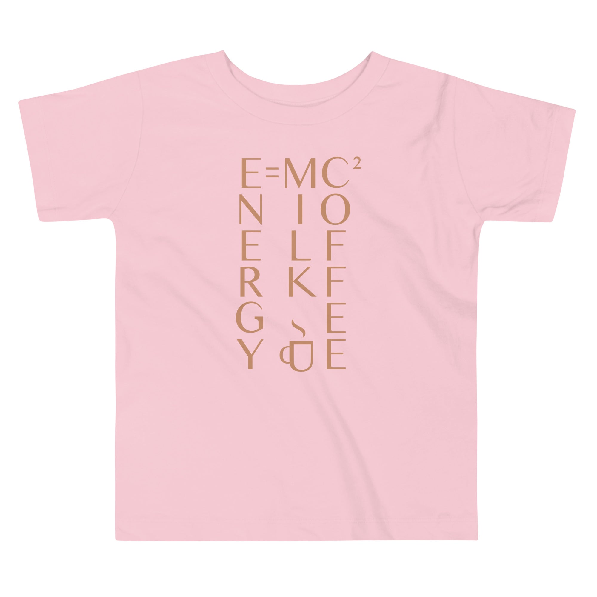 Energy Equals Milk Times Coffee Squared Kid's Toddler Tee Hoodie, Sweatshirt | PureTeeCo.com (Image 2)