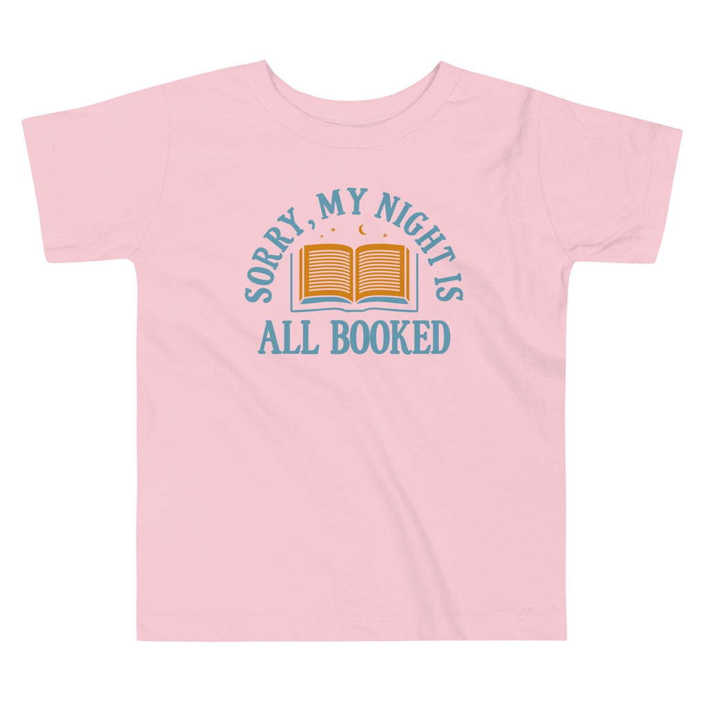 Sorry, My Night Is All Booked Kid's Toddler Tee Hoodie, Sweatshirt | PureTeeCo.com (Image 2)