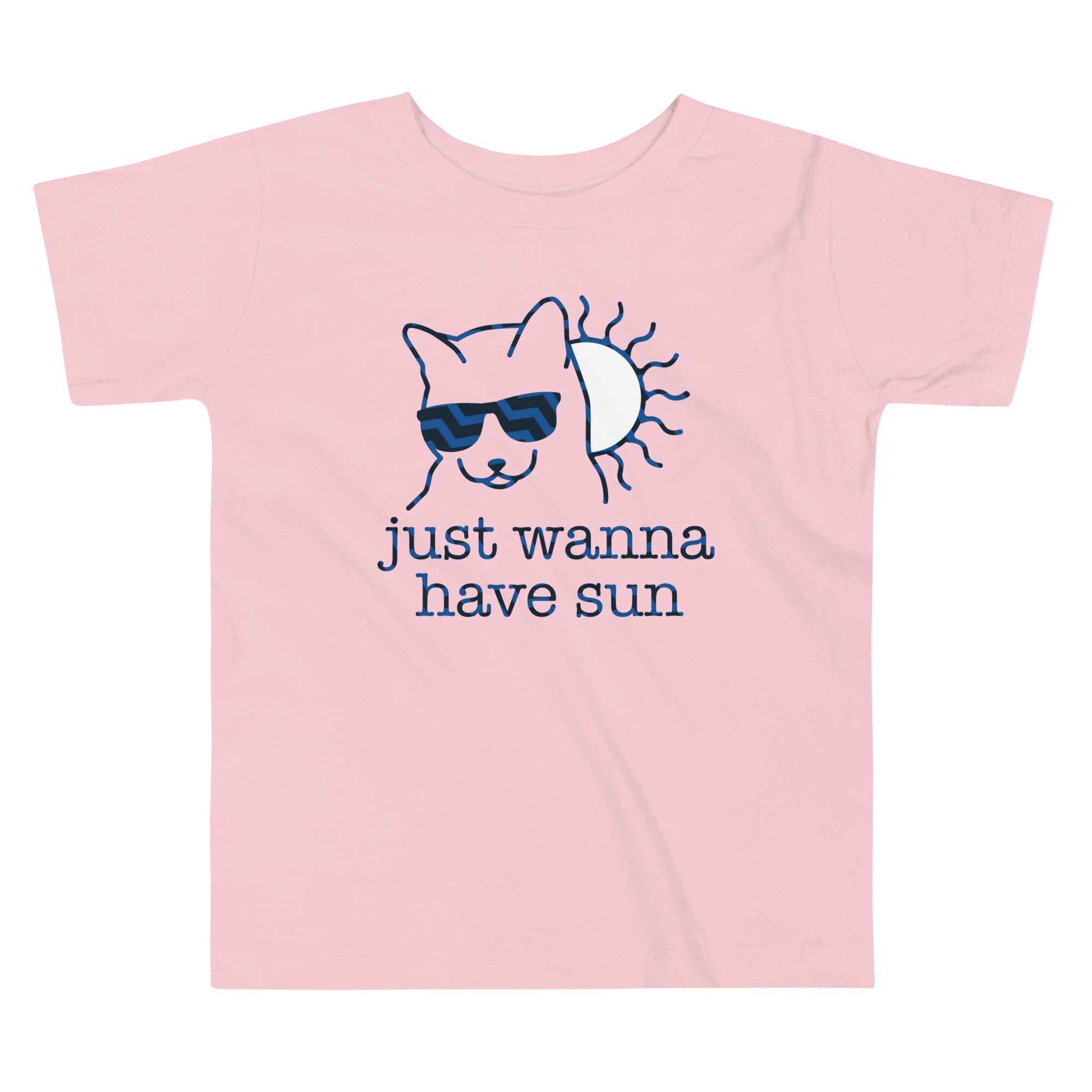 Just Wanna Have Sun Kid's Toddler Tee Hoodie, Sweatshirt | PureTeeCo.com (Image 2)