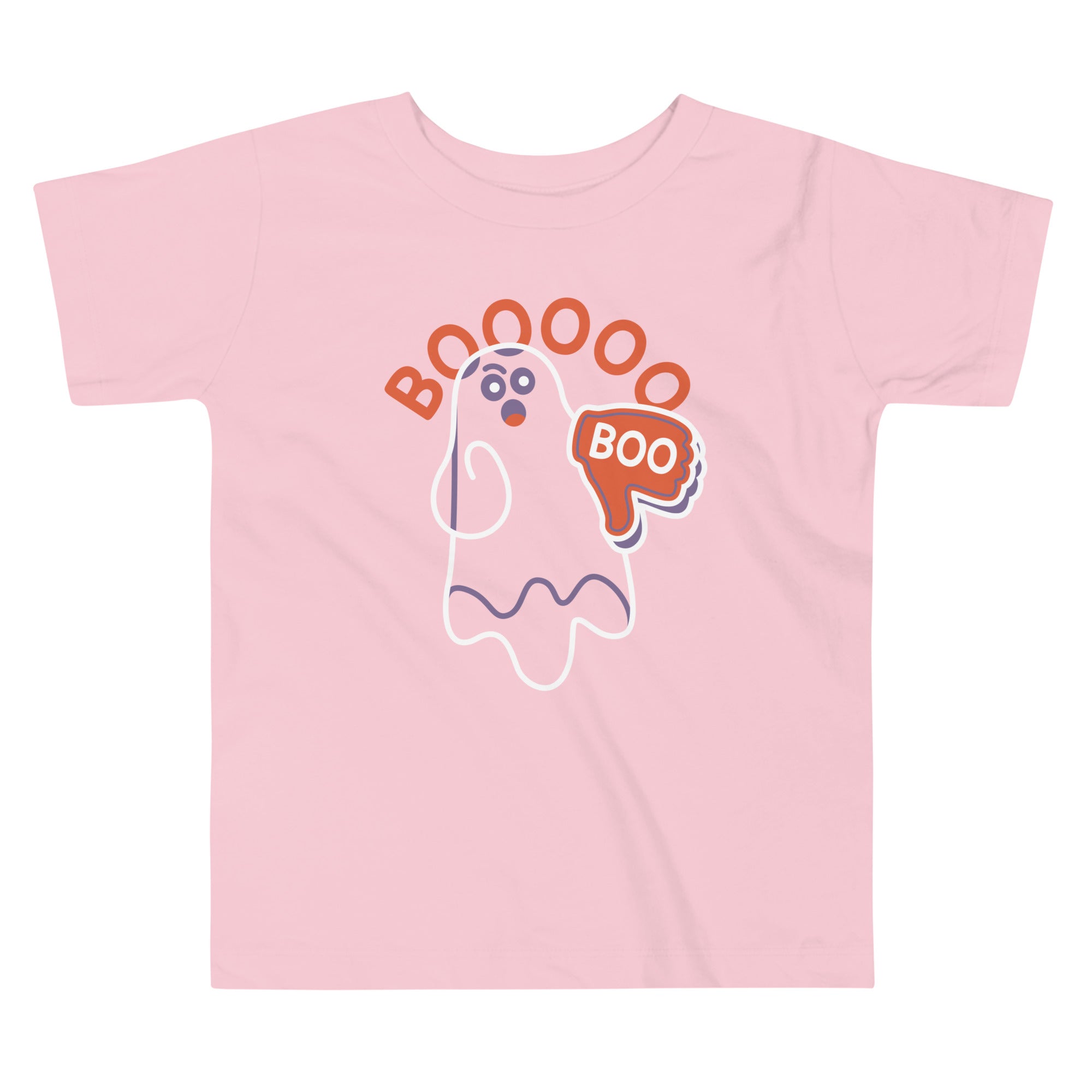 Ghost Boo Kid's Toddler Tee Hoodie, Sweatshirt | PureTeeCo.com (Image 3)