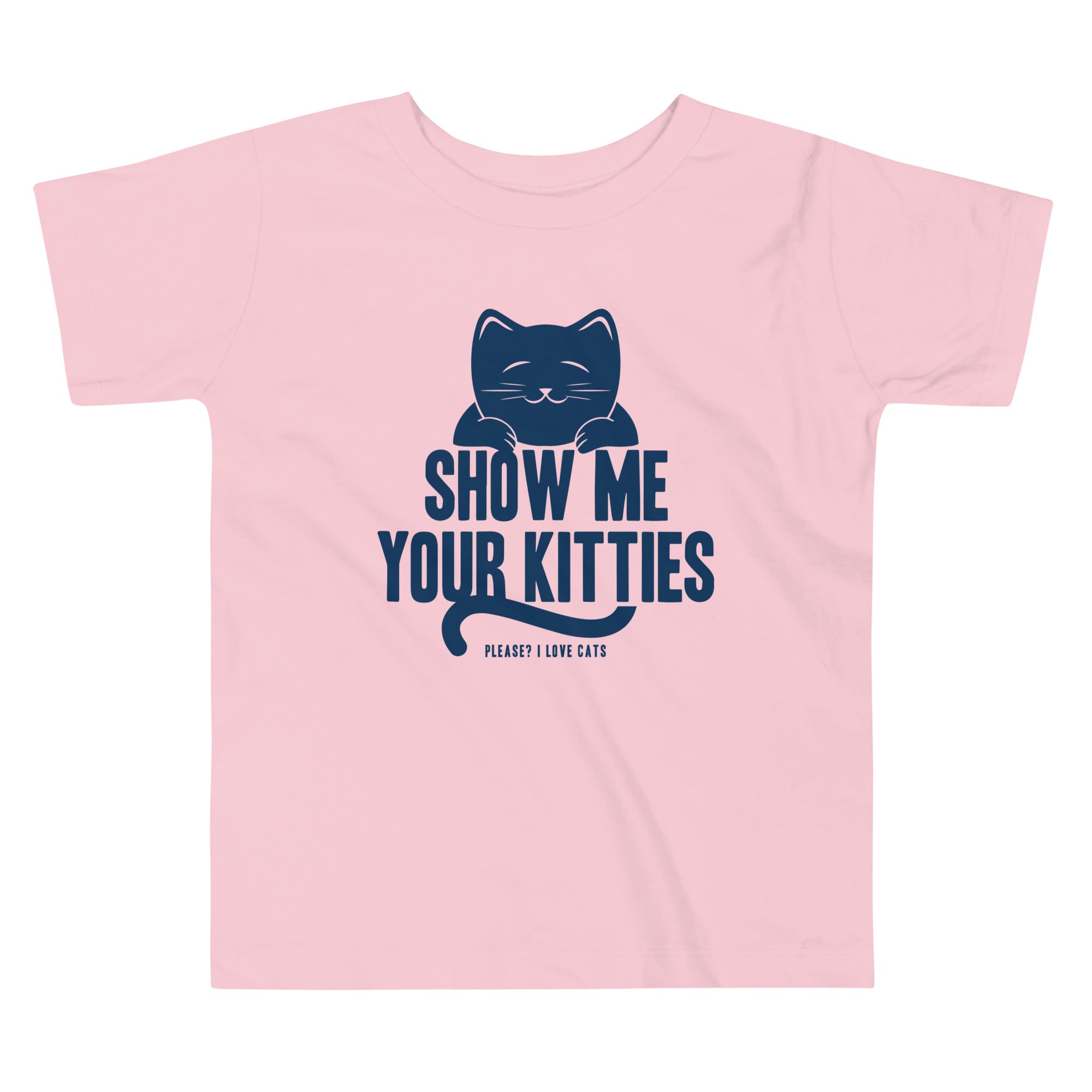 Show Me Your Kitties Kid's Toddler Tee Hoodie, Sweatshirt | PureTeeCo.com (Image 2)