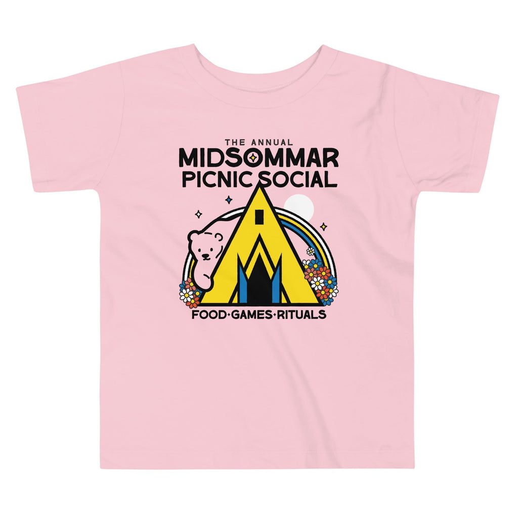 The Annual Midsommar Picnic Social Kid's Toddler Tee Hoodie, Sweatshirt | PureTeeCo.com (Image 2)