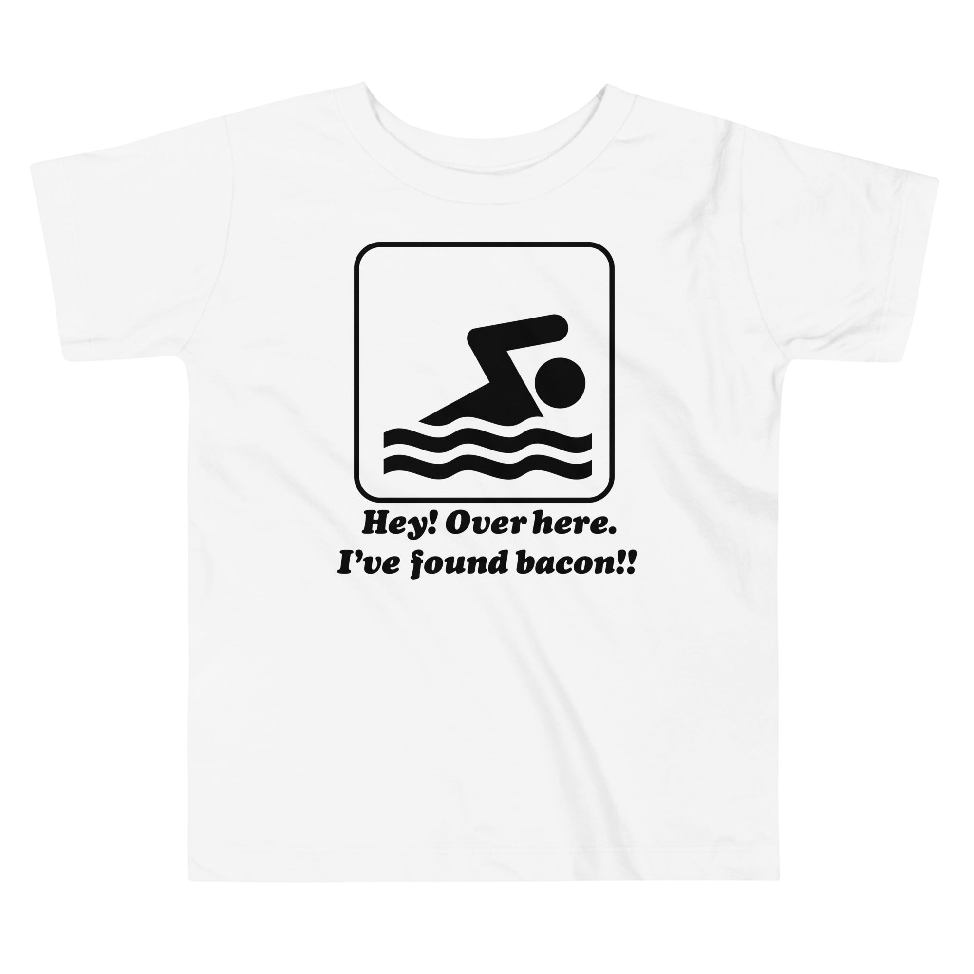 I've Found Bacon! Kid's Toddler Tee Hoodie, Sweatshirt | PureTeeCo.com (Image 3)