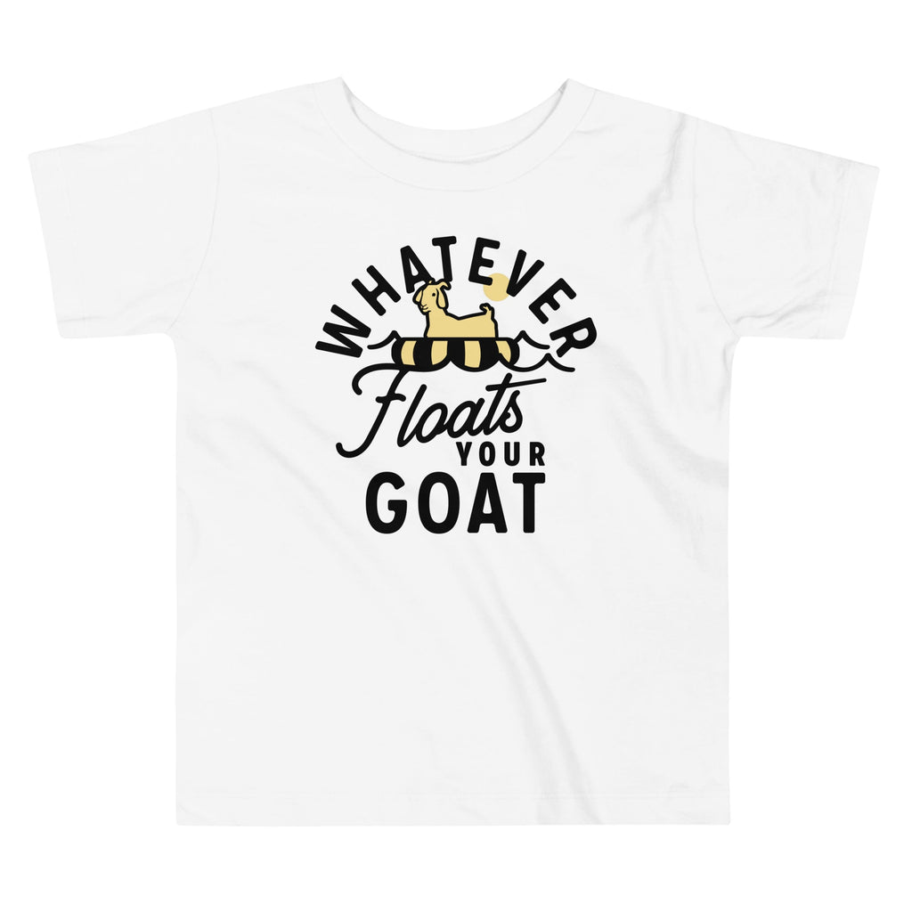 Whatever Floats Your Goat Kid's Toddler Tee Hoodie, Sweatshirt | PureTeeCo.com (Image 3)