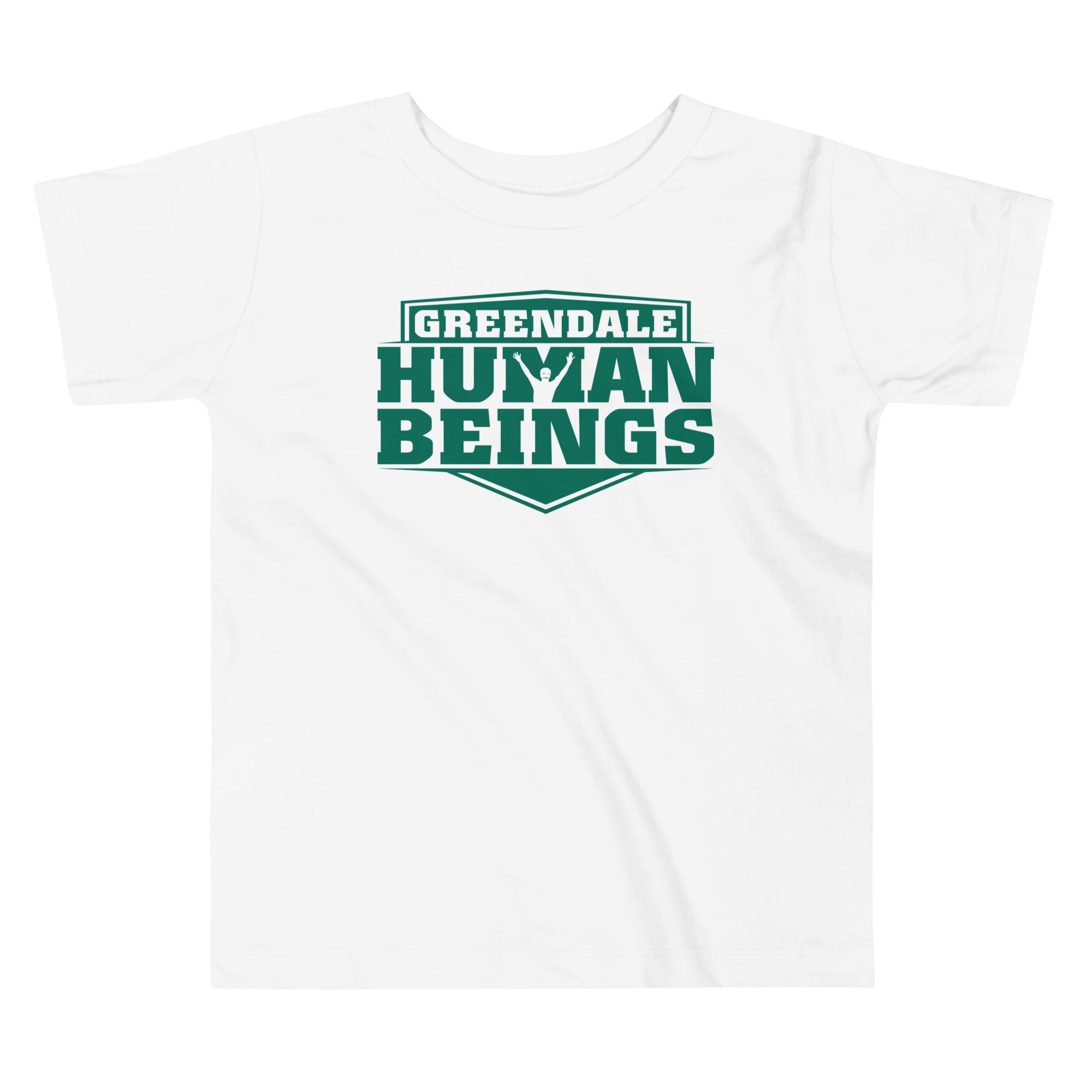 Greendale Human Beings Kid's Toddler Tee Hoodie, Sweatshirt | PureTeeCo.com (Image 3)