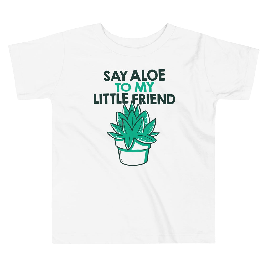 Say Aloe To My Little Friend Kid's Toddler Tee Hoodie, Sweatshirt | PureTeeCo.com (Image 2)