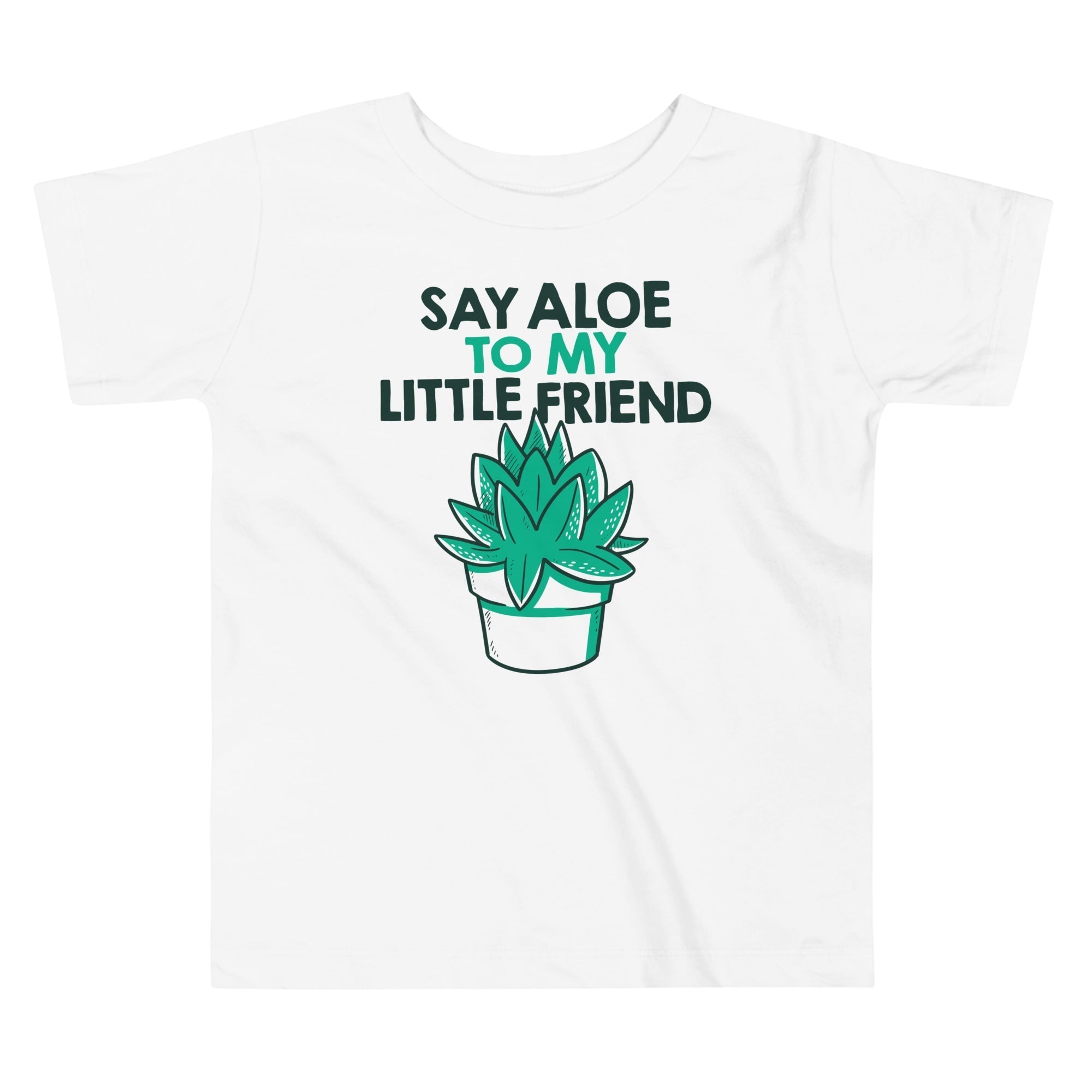 Say Aloe To My Little Friend Kid's Toddler Tee Hoodie, Sweatshirt | PureTeeCo.com (Image 2)