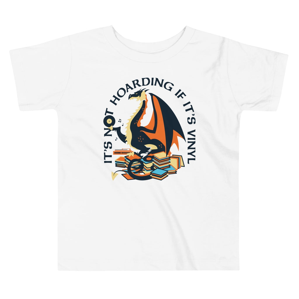 It's Not Hoarding If It's Vinyl Kid's Toddler Tee Hoodie, Sweatshirt | PureTeeCo.com (Image 3)
