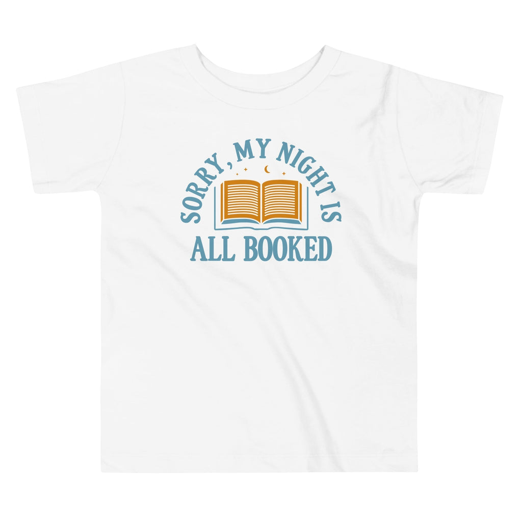 Sorry, My Night Is All Booked Kid's Toddler Tee Hoodie, Sweatshirt | PureTeeCo.com (Image 3)