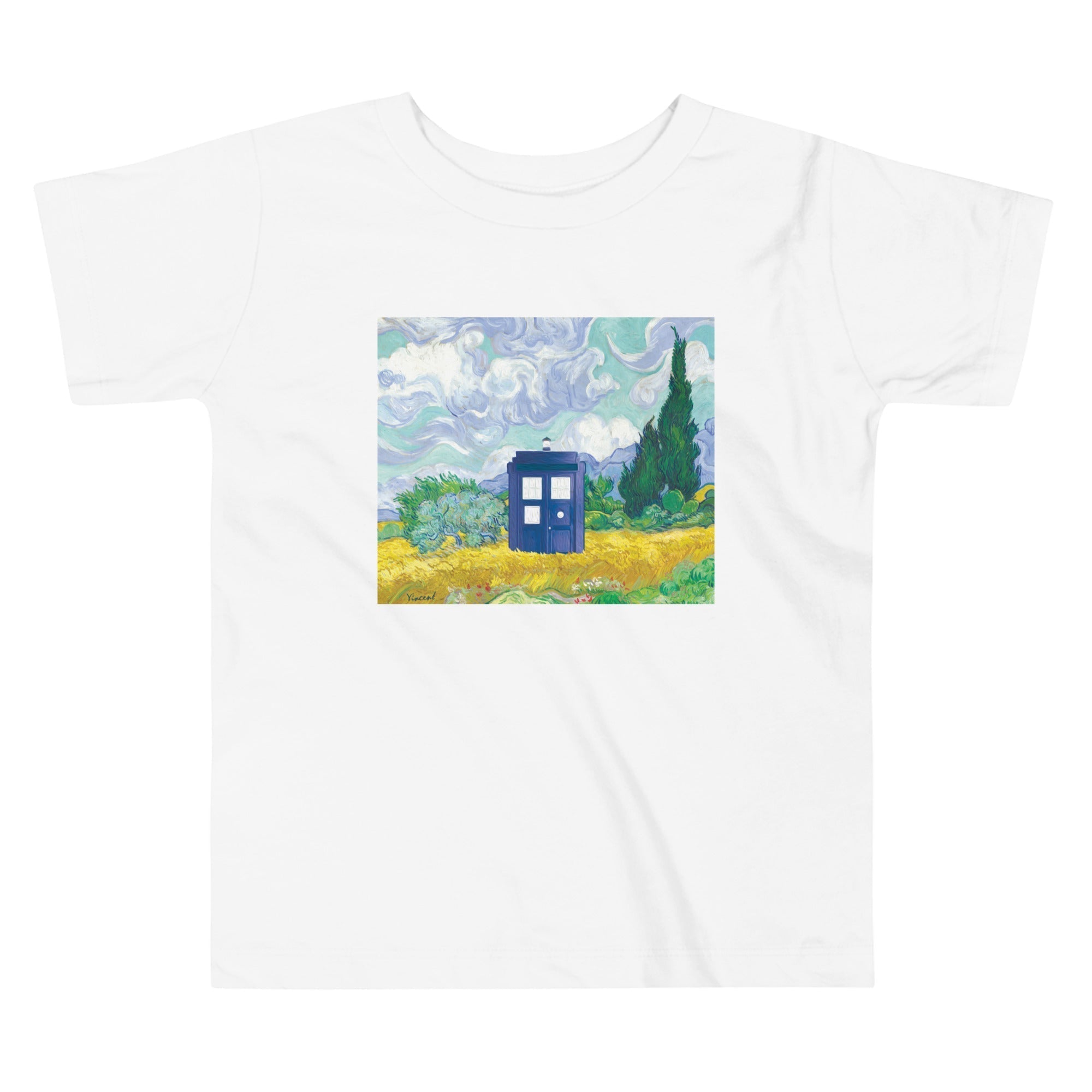 Visiting Van Gogh Kid's Toddler Tee Hoodie, Sweatshirt | PureTeeCo.com (Image 4)