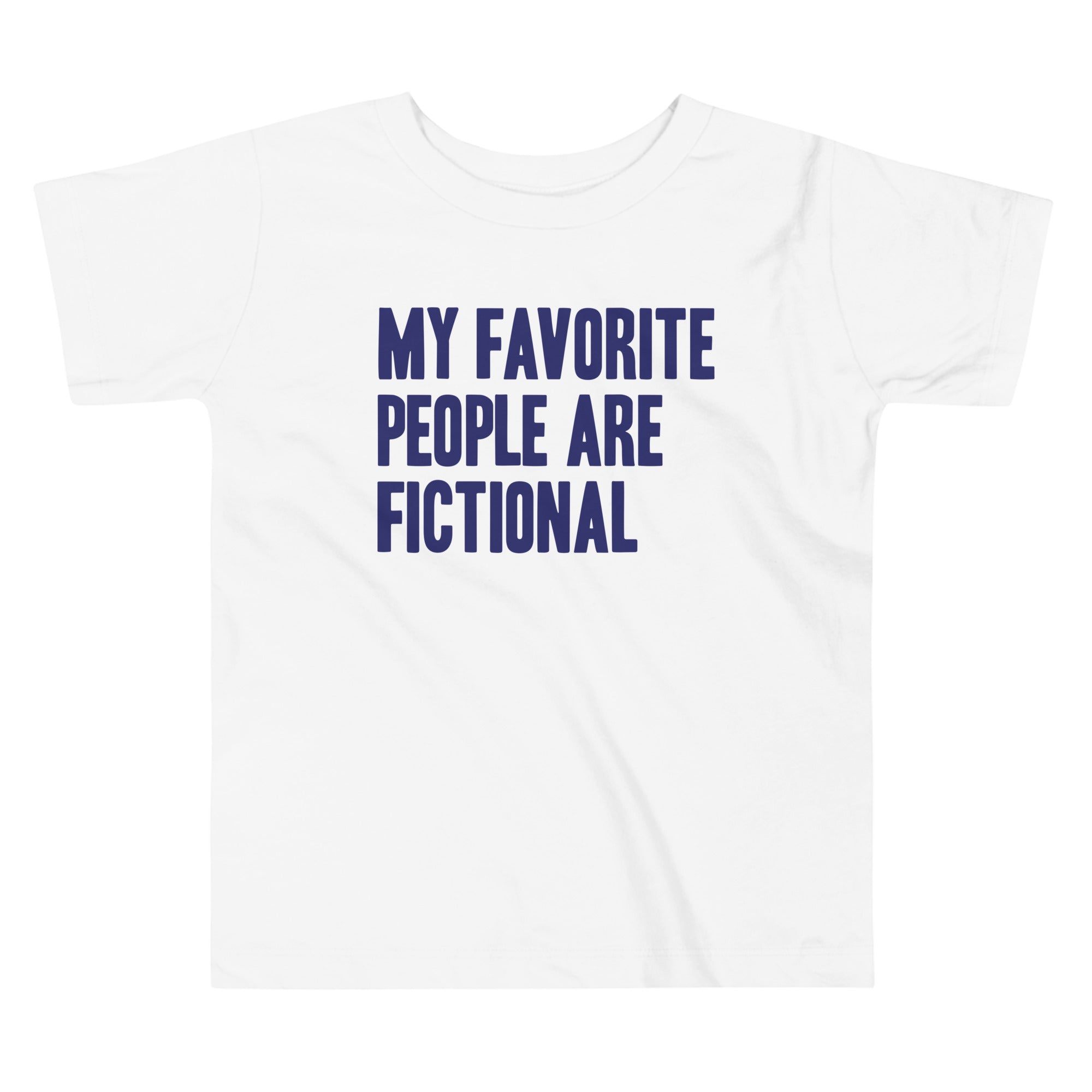 My Favorite People Are Fictional Kid's Toddler Tee Hoodie, Sweatshirt | PureTeeCo.com (Image 3)