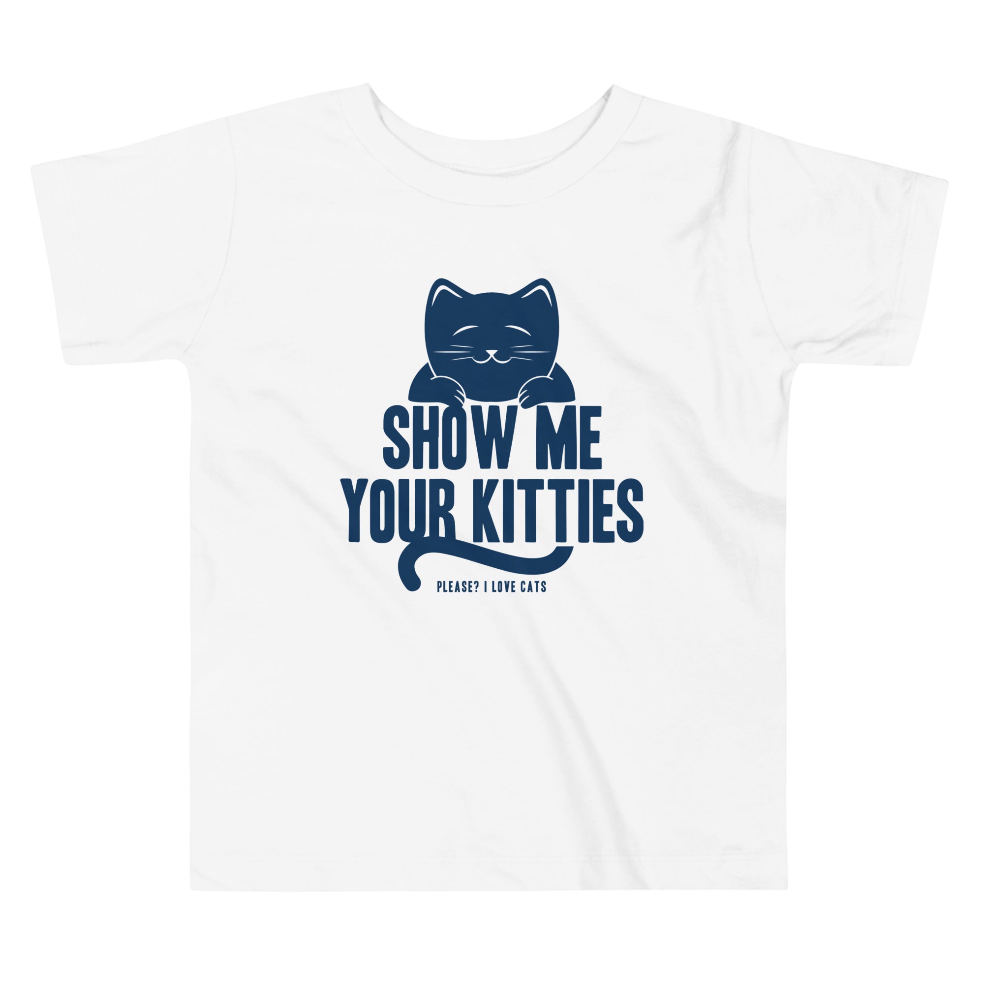 Show Me Your Kitties Kid's Toddler Tee Hoodie, Sweatshirt | PureTeeCo.com (Image 3)