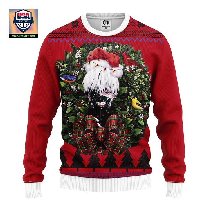 Tokyo Ghoul Noel Mc Ugly Christmas Sweater Thanksgiving Gift
