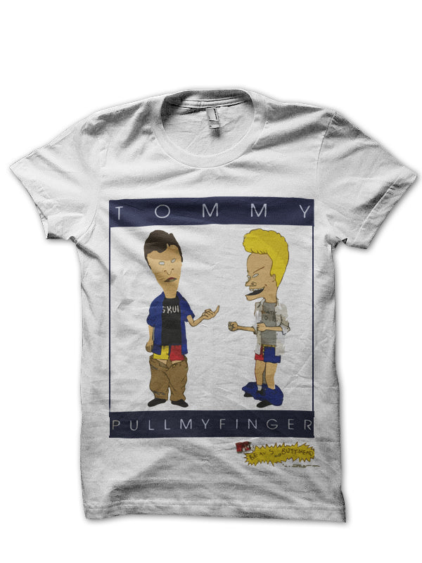 Beavis & Butthead Tommy Pull My Finger T-Shirt Hoodie, Sweatshirt | PureTeeCo.com