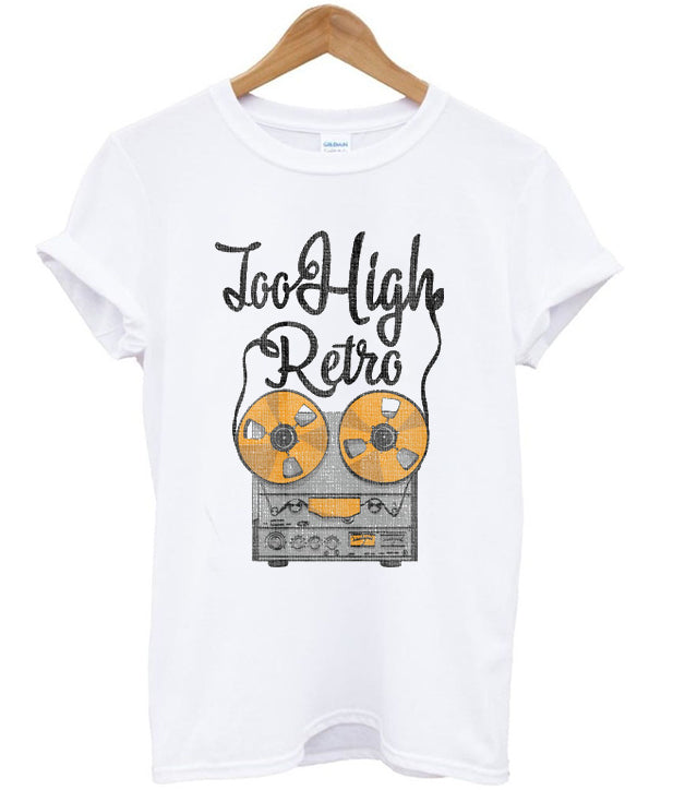 too high retro t-shirt Hoodie, Sweatshirt | PureTeeCo.com