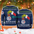 Toronto Blue Jays Mlb Grinch Hand Ugly Christmas Sweater 3D