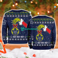 Toronto Maple Leafs Grinch Hand Ugly Christmas Sweater 3D